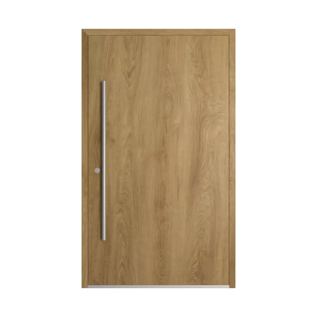 Natural oak entry-doors models-of-door-fillings dindecor cl03  