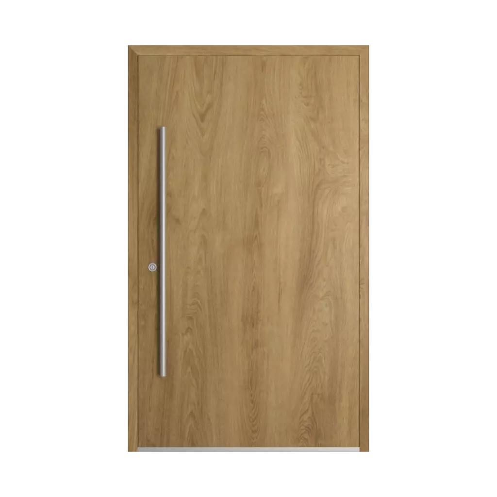 Natural oak entry-doors models-of-door-fillings dindecor model-6114  