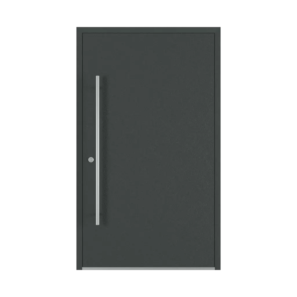 Gray anthracite sand ✨ entry-doors models-of-door-fillings dindecor 6121-pwz  