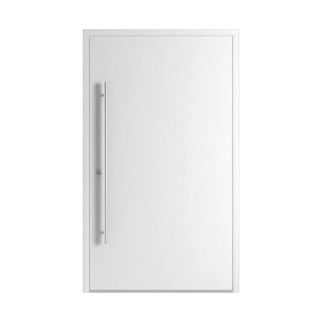 Traffic white aludec entry-doors models-of-door-fillings dindecor model-6123  