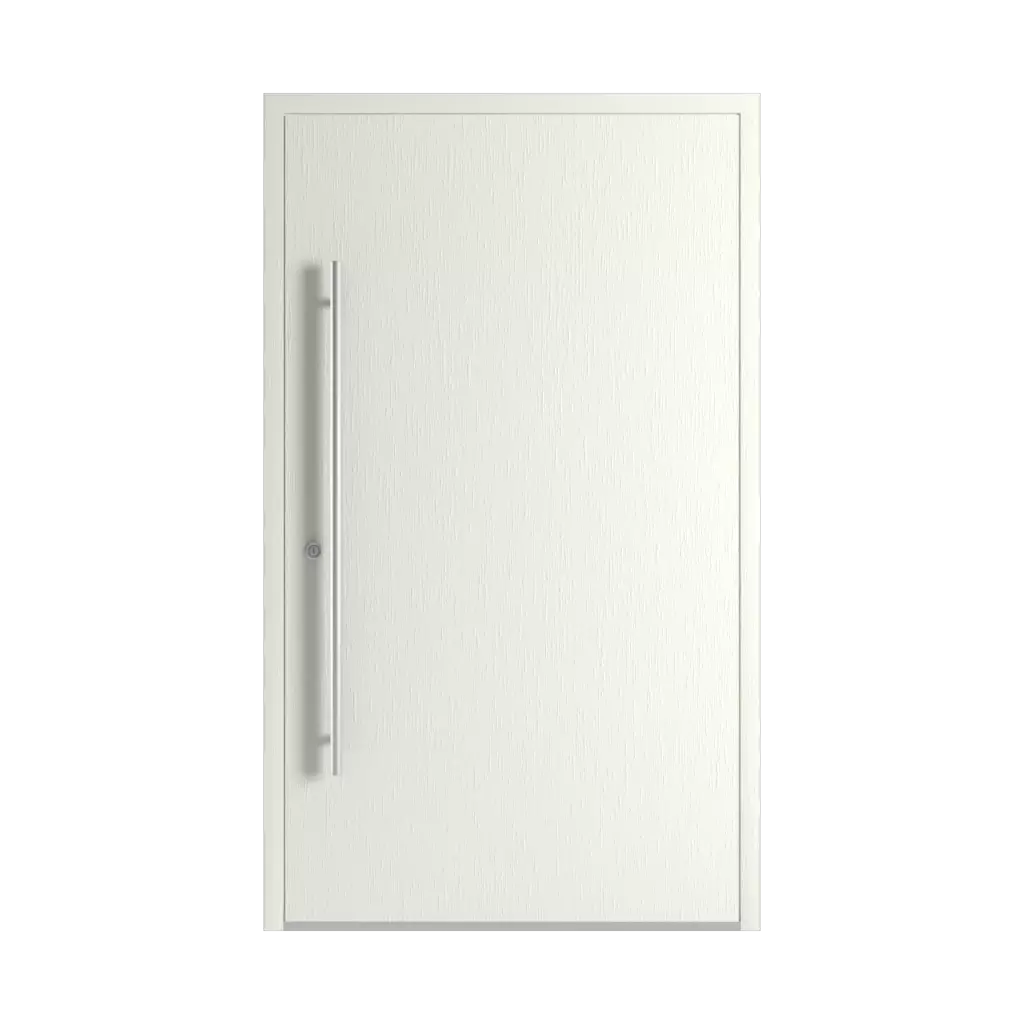 Textured white entry-doors models-of-door-fillings dindecor 6029-pvc  