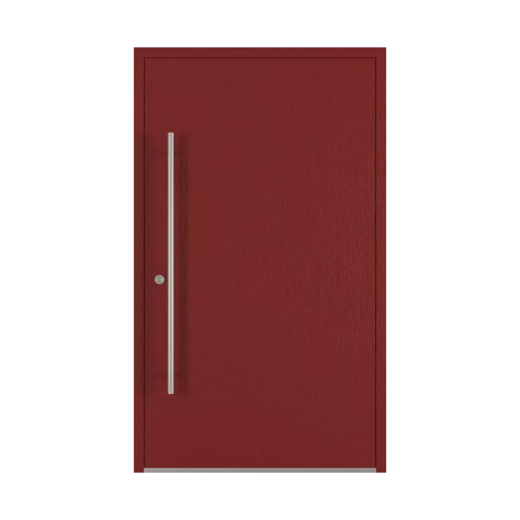 Dark red entry-doors models-of-door-fillings dindecor 6115-pwz  