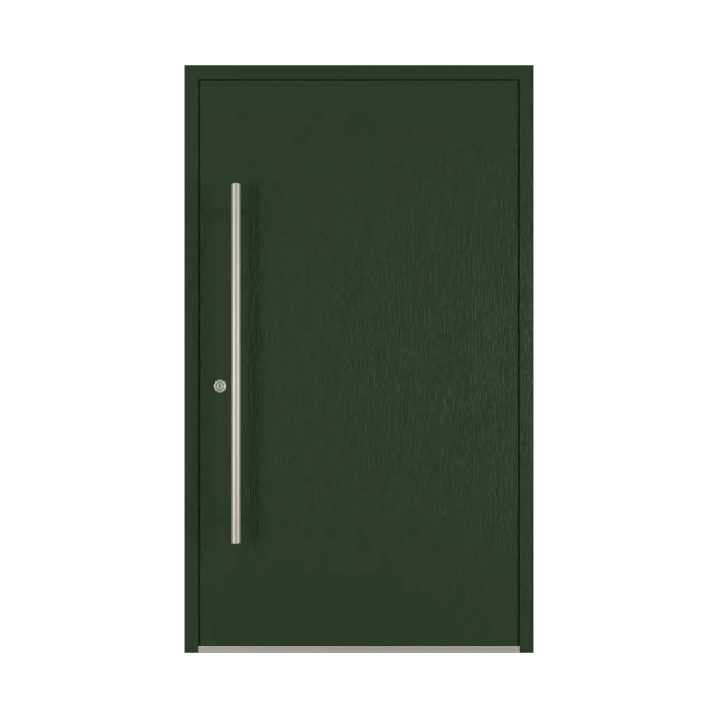 Dark green entry-doors models-of-door-fillings dindecor 6115-pwz  