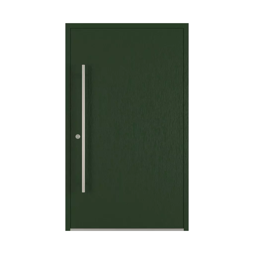 Dark green entry-doors models-of-door-fillings dindecor 6121-pwz  