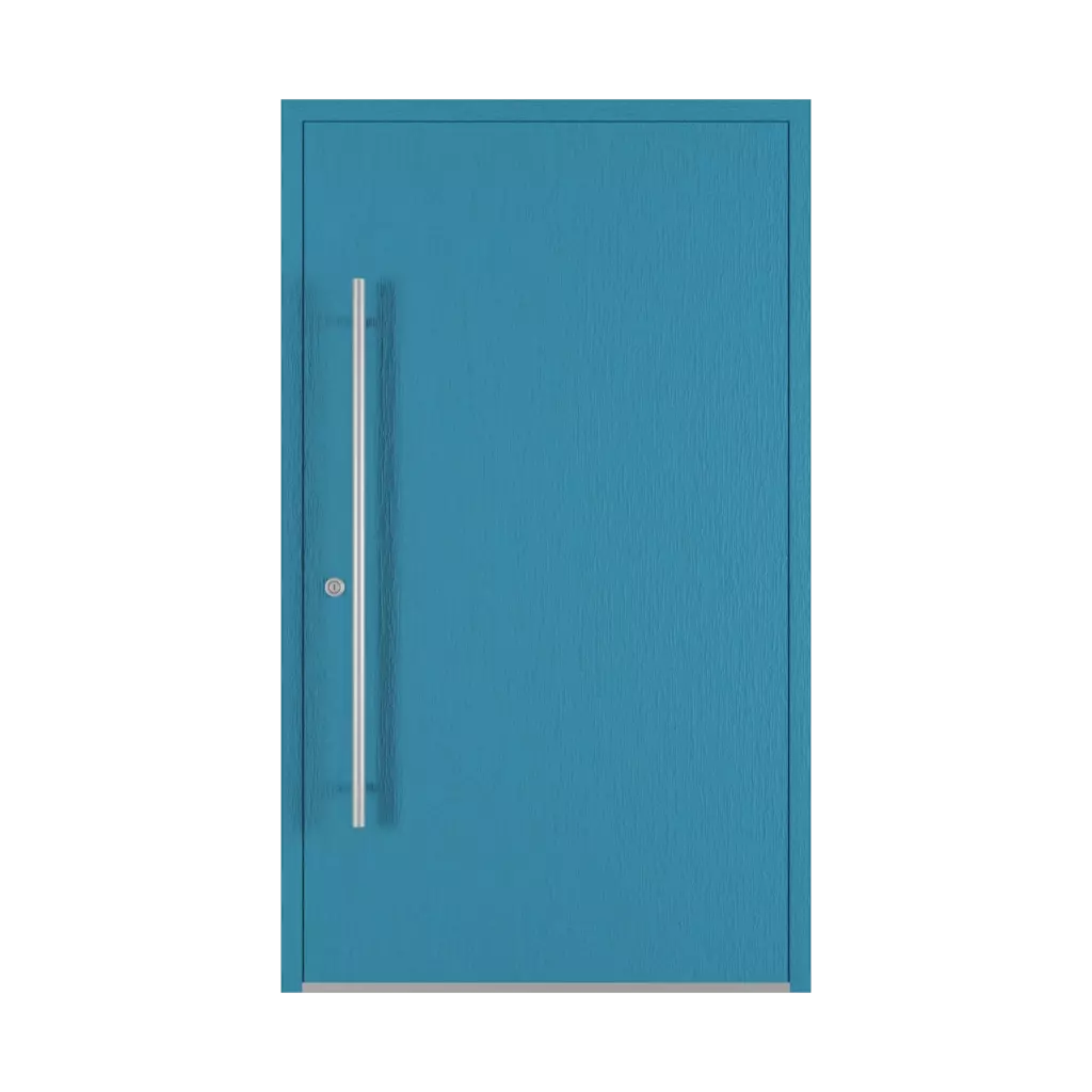 Brilliant blue entry-doors models-of-door-fillings dindecor model-6123  