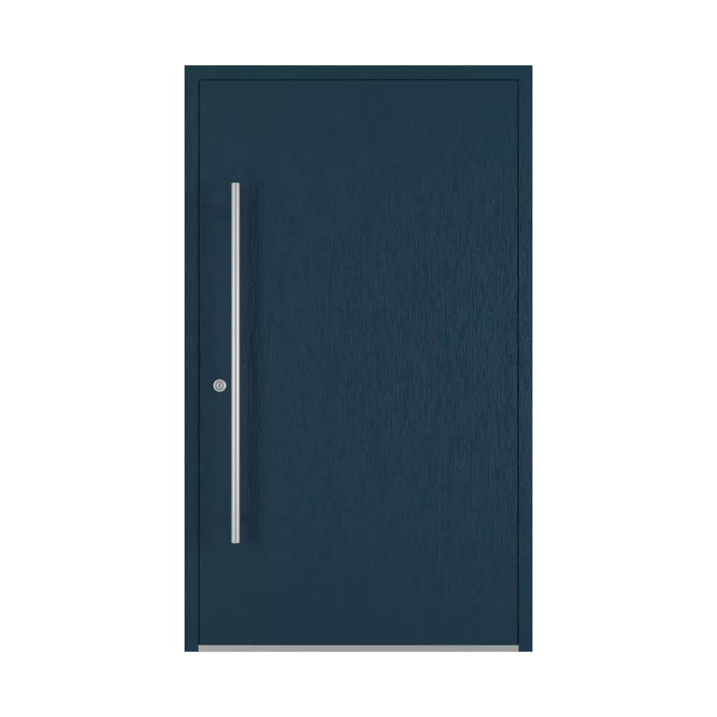Steel blue entry-doors models-of-door-fillings dindecor 6119-pwz  
