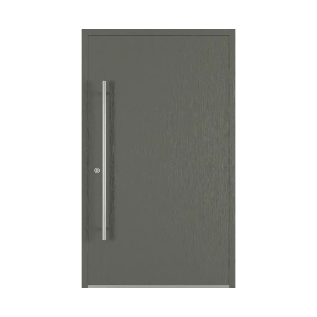 Textured quartz gray entry-doors models-of-door-fillings dindecor sl07  