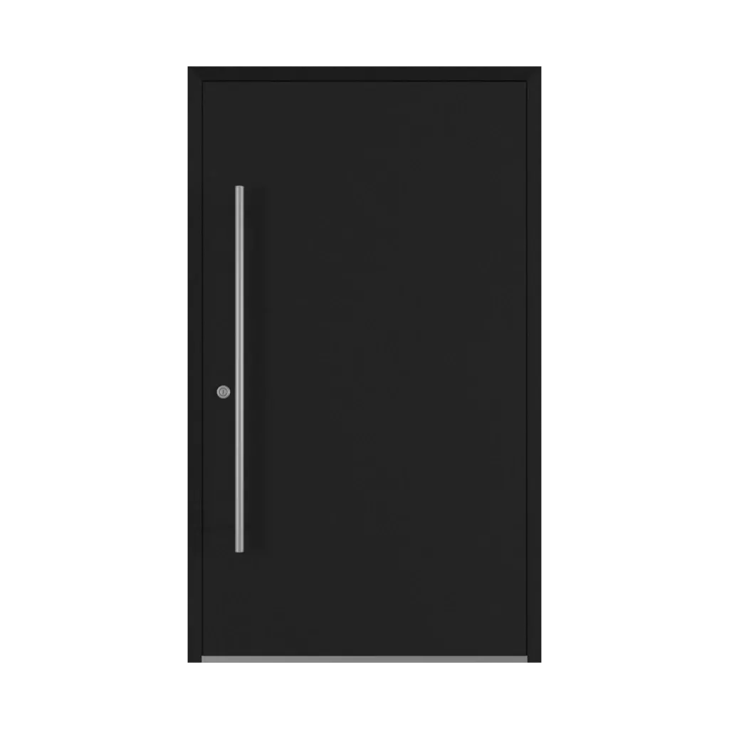 Jet black ✨ entry-doors models-of-door-fillings dindecor model-2801-st  