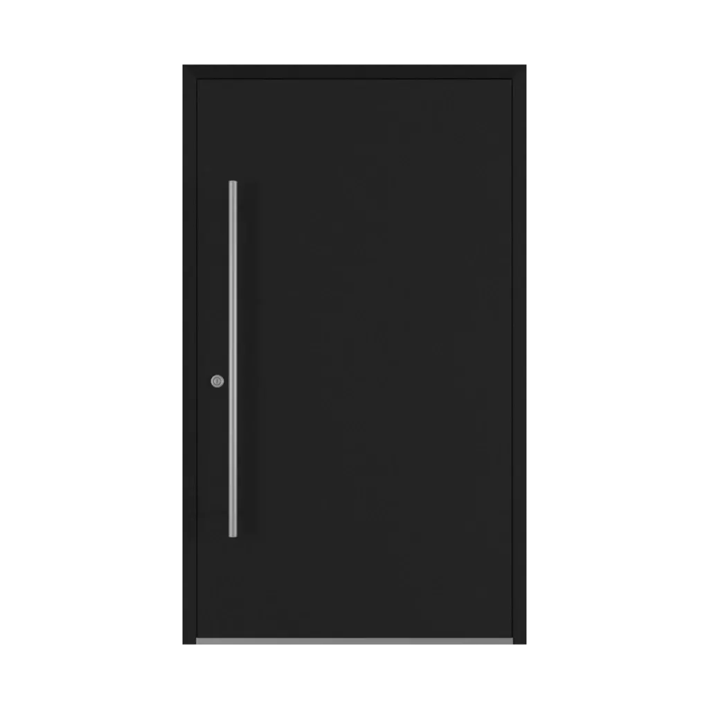 Jet black ✨ entry-doors models-of-door-fillings dindecor sk03-grey  