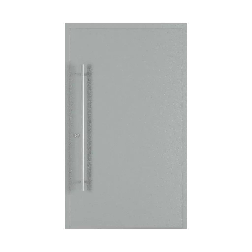 Gray entry-doors models-of-door-fillings dindecor model-6114  