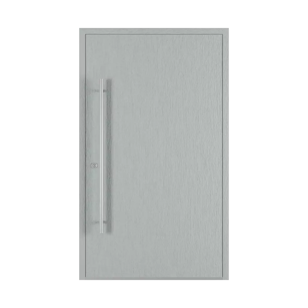 Textured gray entry-doors models-of-door-fillings dindecor 6029-pvc  