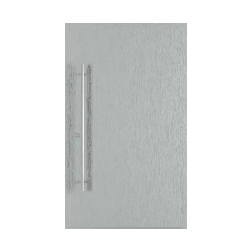 Textured gray entry-doors models-of-door-fillings dindecor sl07  