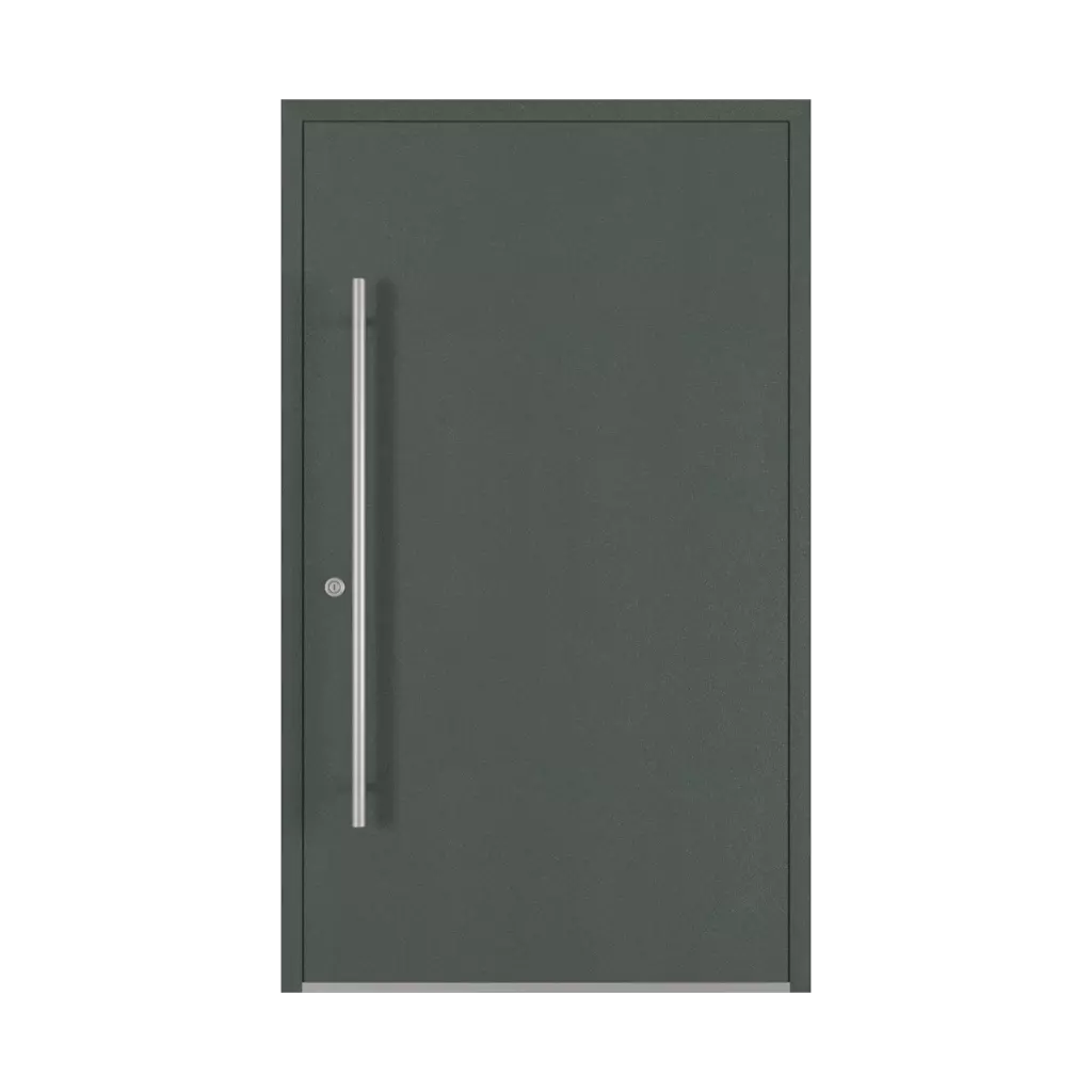 Aludec gray basalt entry-doors models-of-door-fillings dindecor 5015-black  