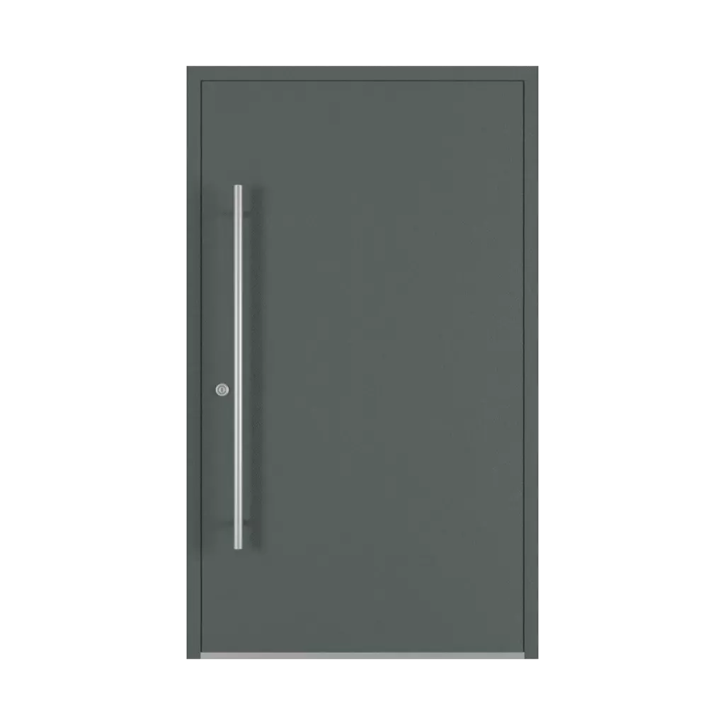 Basalt gray entry-doors models-of-door-fillings adezo valletta-tirana  