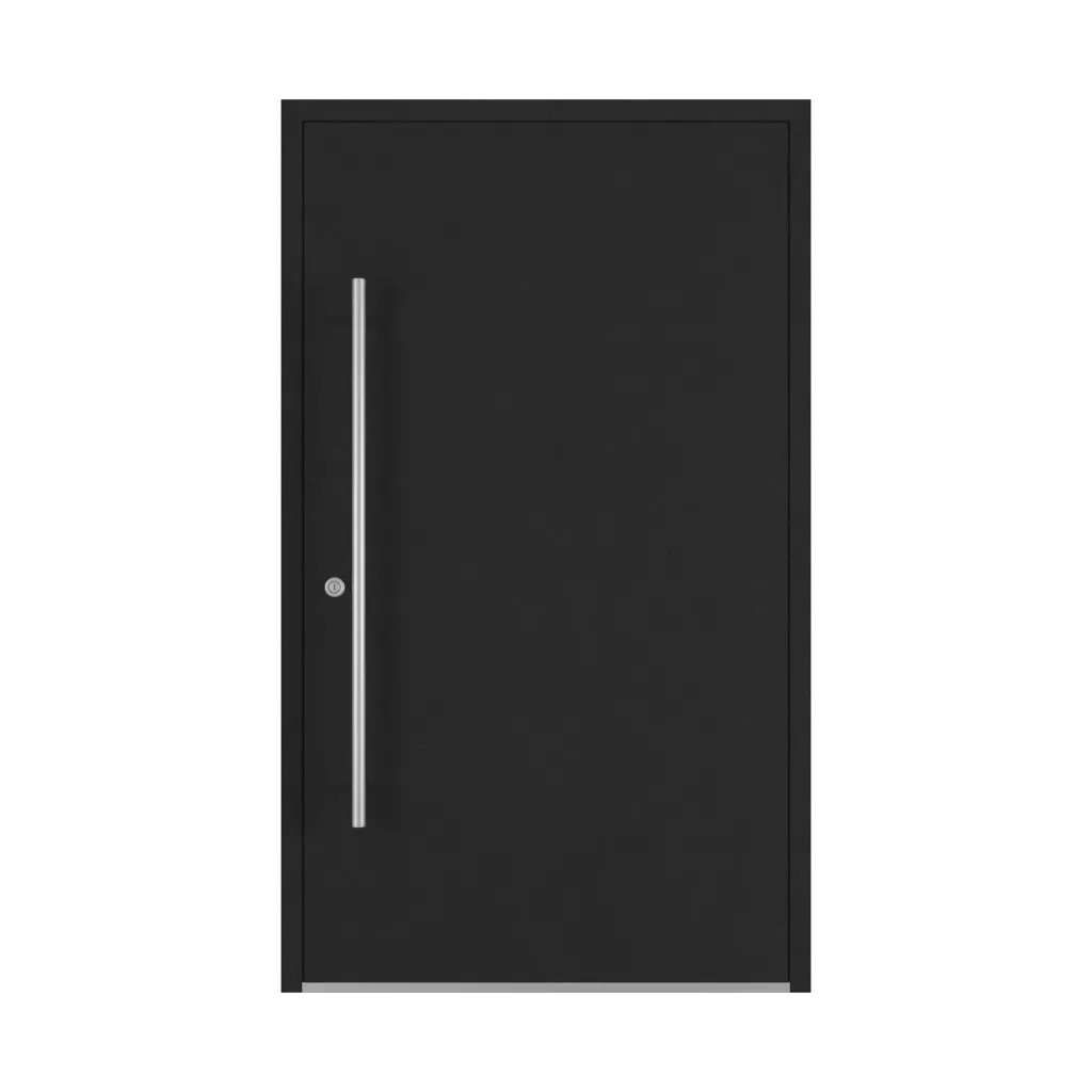 Dark graphite entry-doors models-of-door-fillings dindecor cl05  