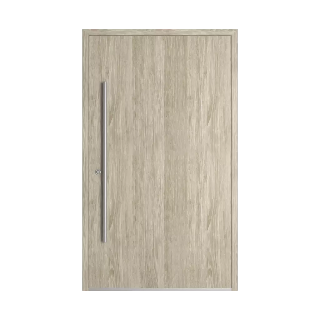 Bright sheffield oak ✨ entry-doors models-of-door-fillings dindecor 6011-pvc-black  