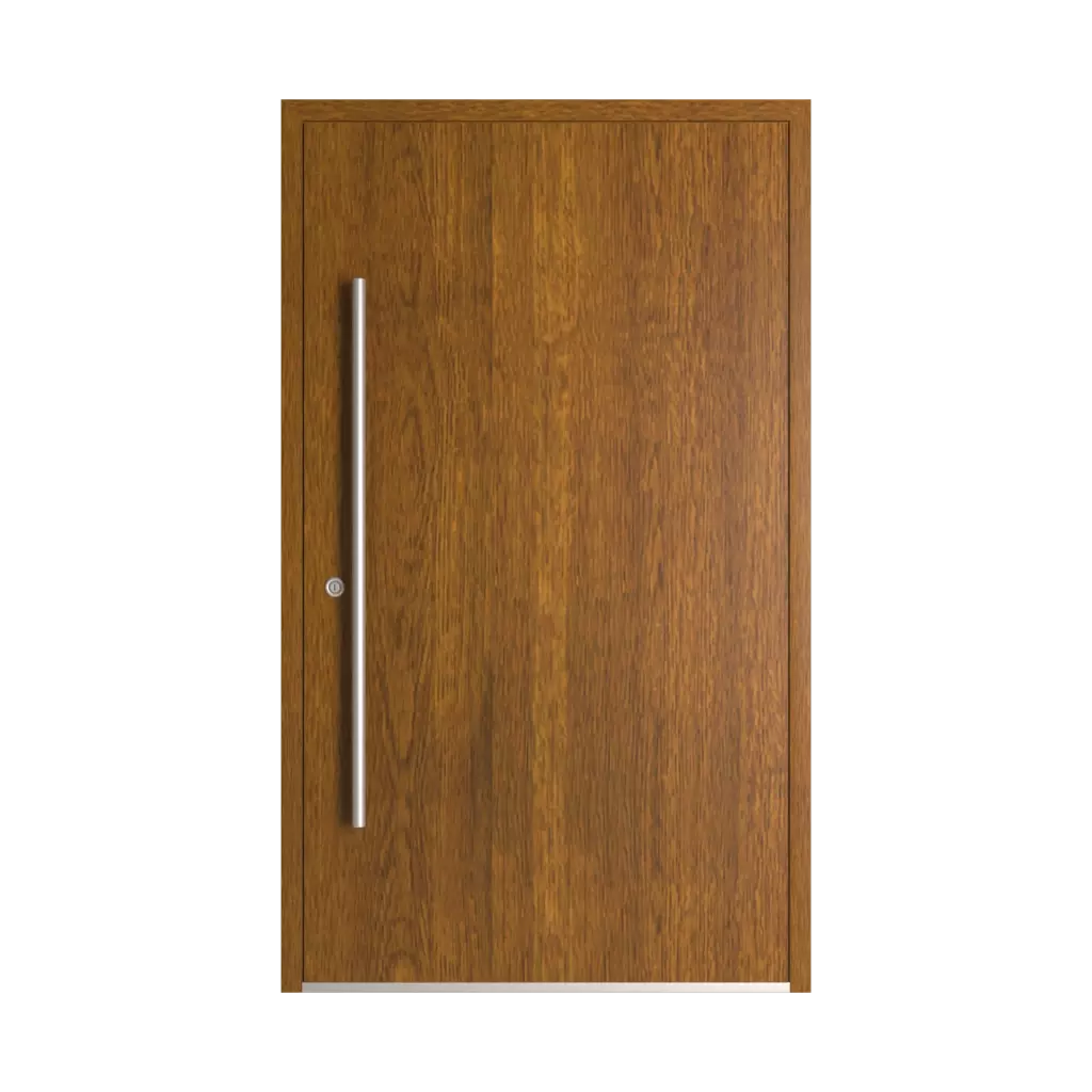 Golden oak ✨ entry-doors models-of-door-fillings dindecor 6011-pvc-black  