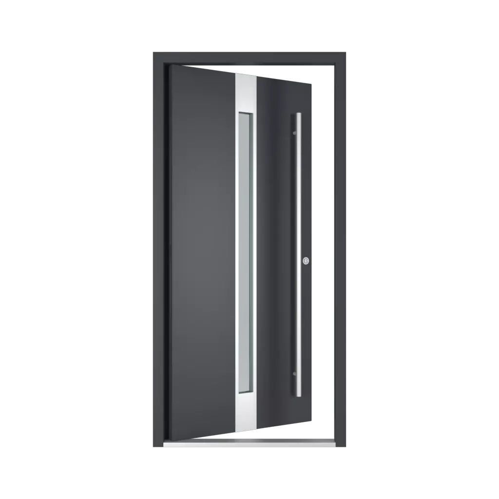 The right one opens inwards entry-doors models-of-door-fillings dindecor 6029-pvc  