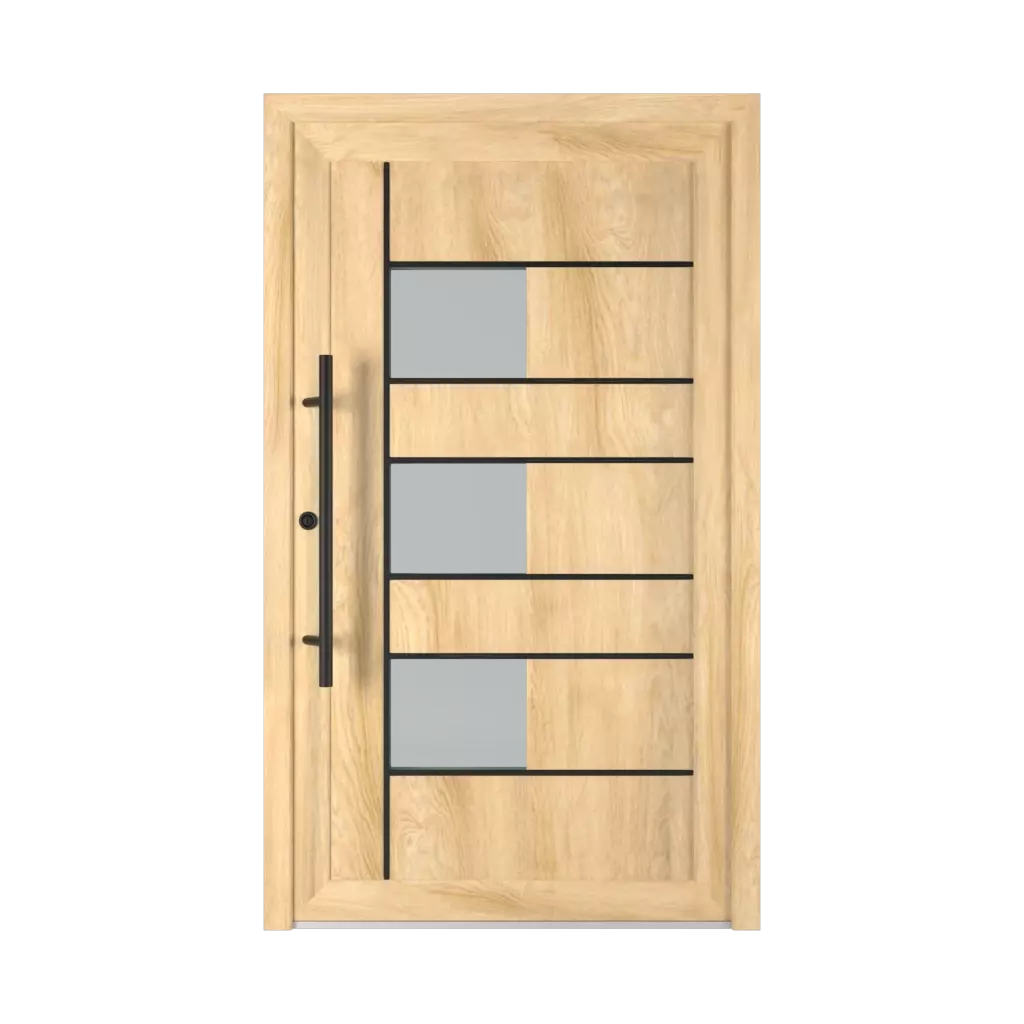 Model 5026 PVC Black products entry-doors    