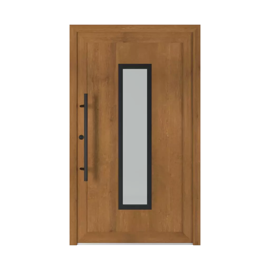 6002 Black PVC products pvc-entry-doors    