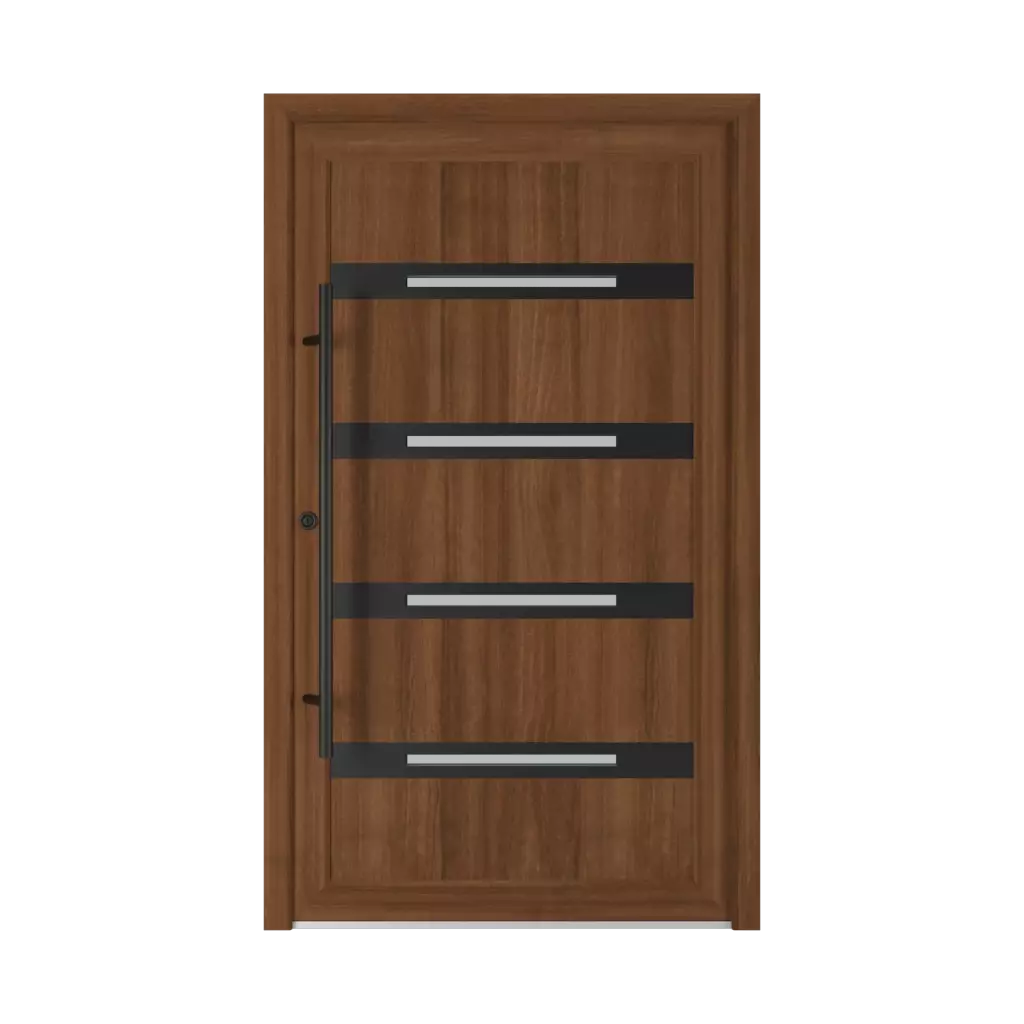 Model 6005 PVC Black products entry-doors    