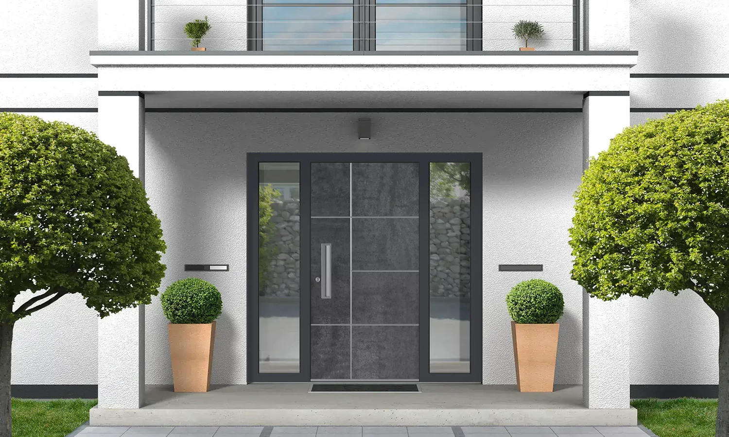 SK01 Grey 🏆 entry-doors models-of-door-fillings dindecor sk01-grey  