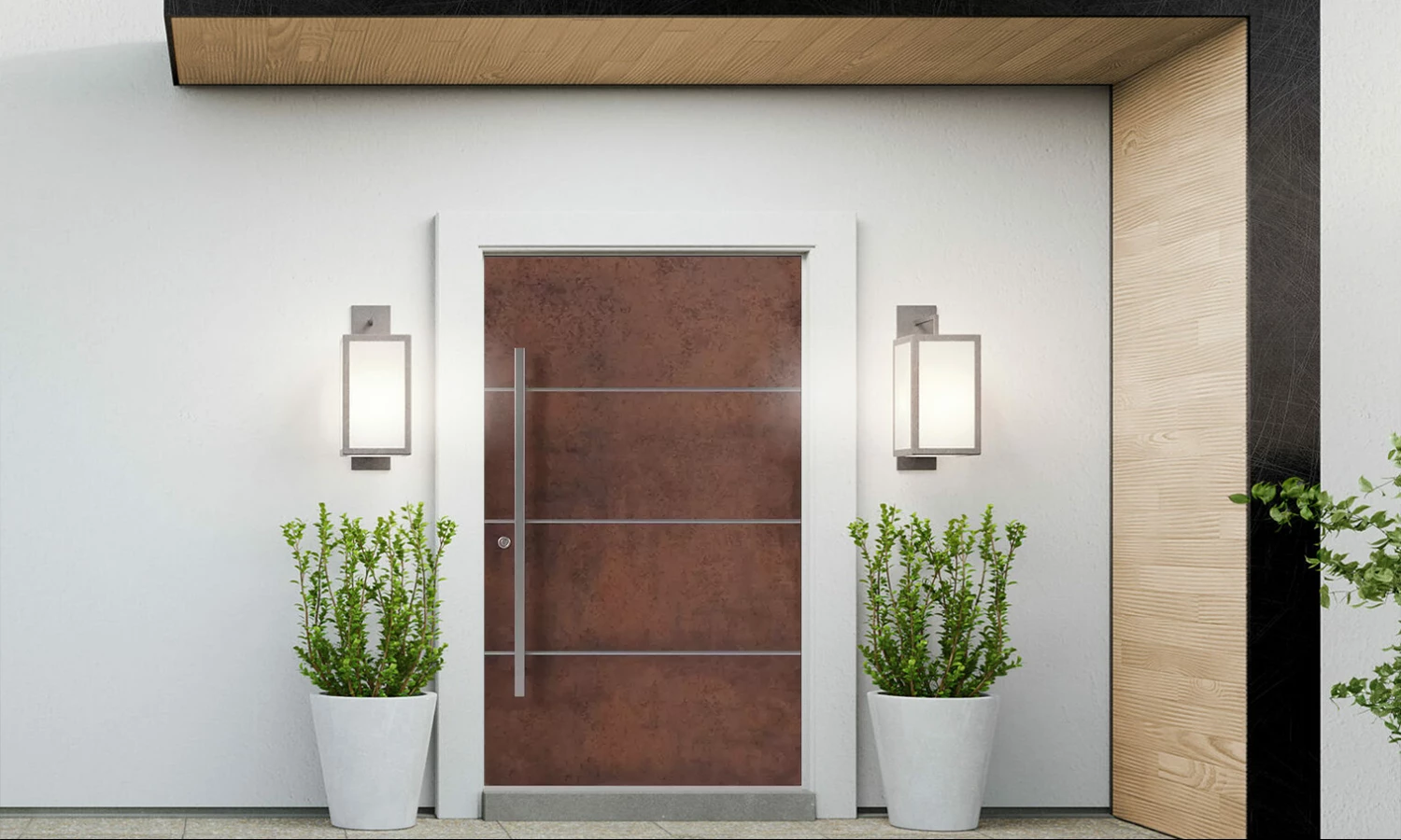 SK03 Corten 🏆 entry-doors models-of-door-fillings dindecor sk03-corten  