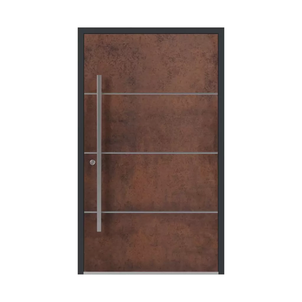 SK03 Corten 🏆 entry-doors models-of-door-fillings dindecor sk03-corten  