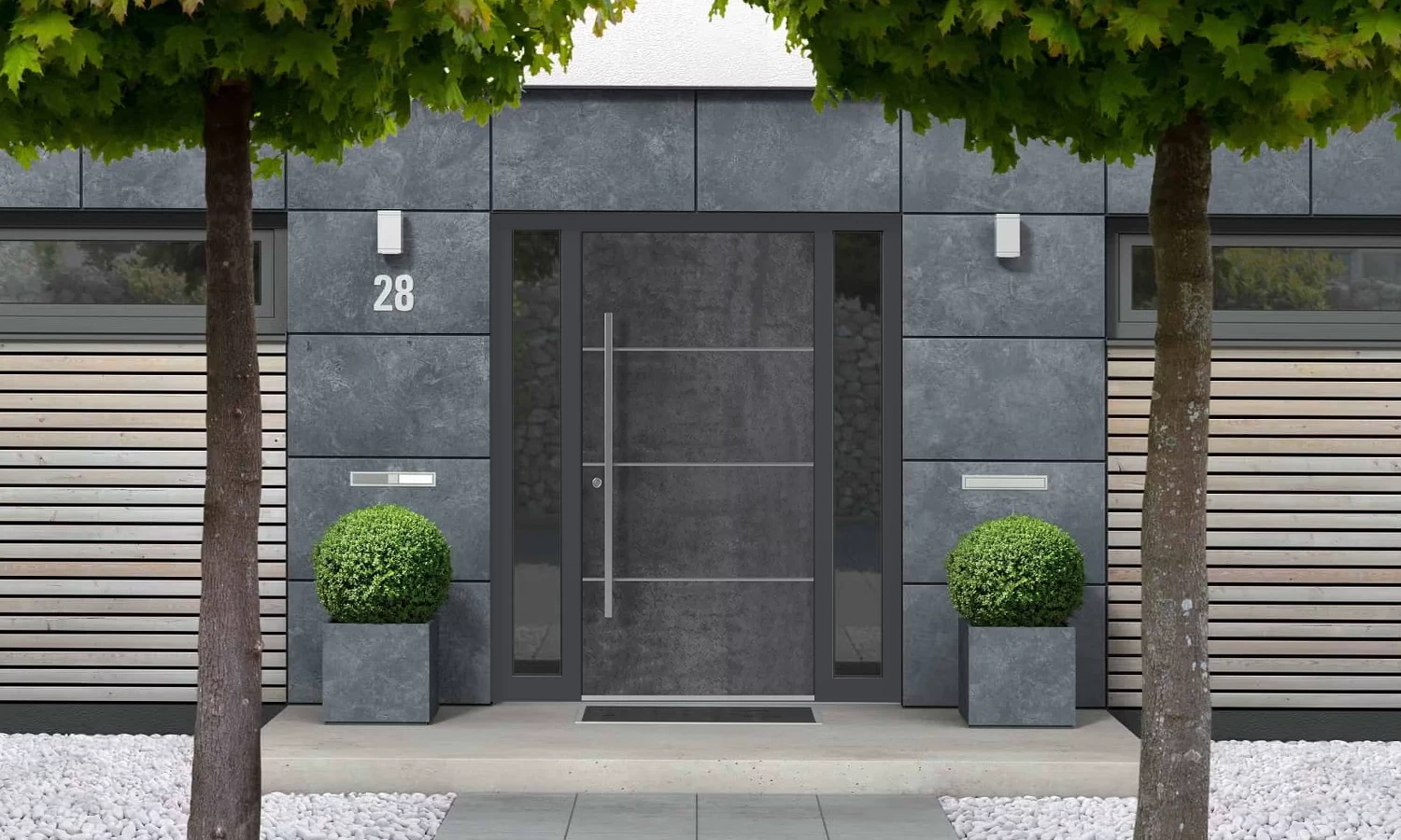 SK03 Grey 🏆 entry-doors models-of-door-fillings dindecor sk03-grey  