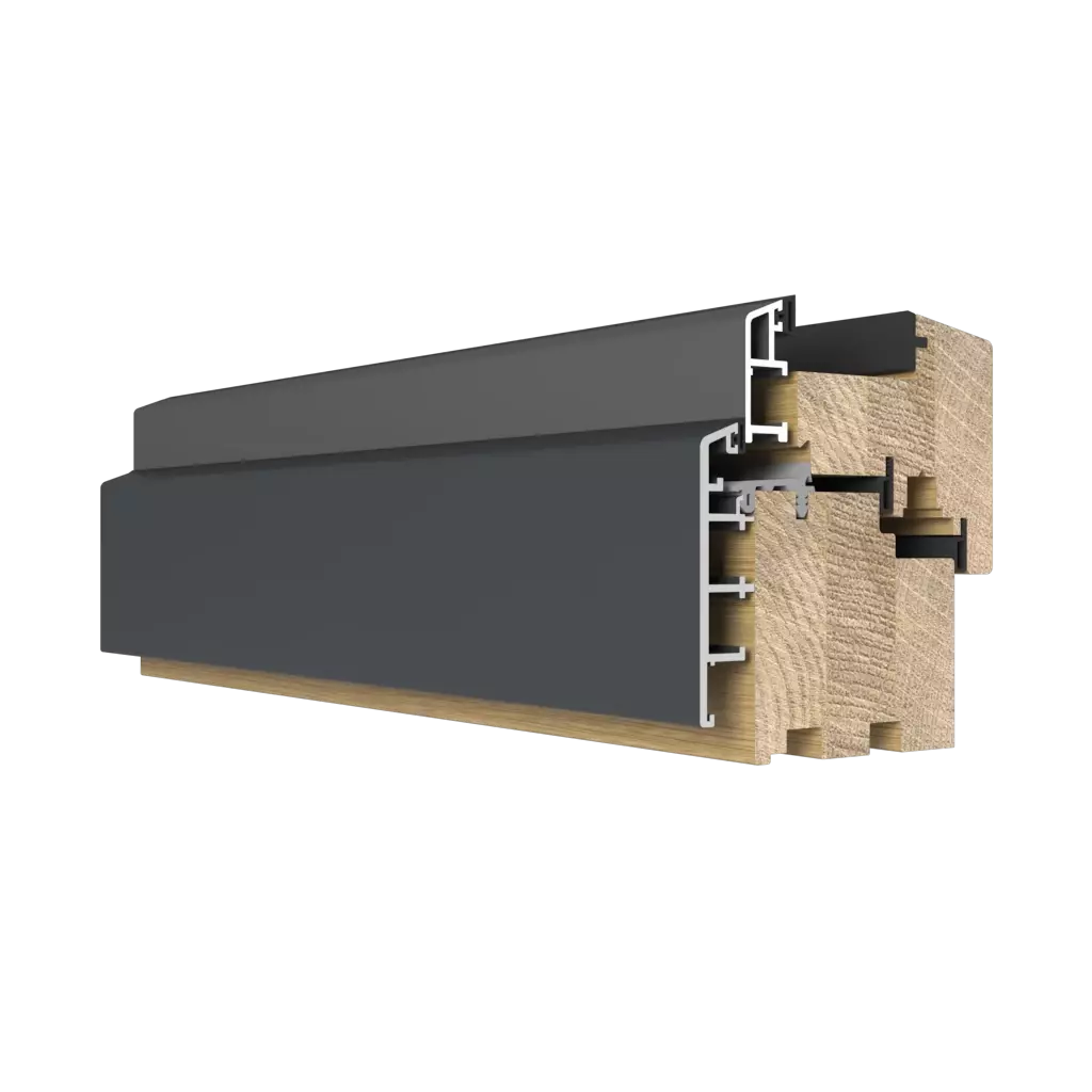 Wood-Aluminum windows window-profiles cdm hst