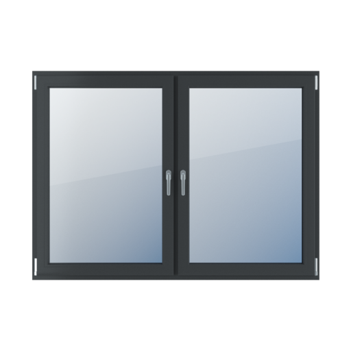 Symmetrical division horizontal 50-50 windows window-types double-leaf symmetrical-division-horizontal-50-50  