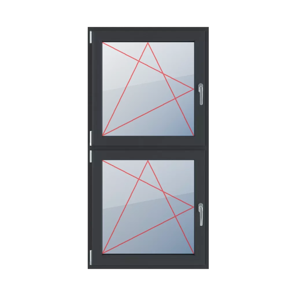 Tilt & turn left windows window-types double-leaf vertical-symmetrical-division-50-50  