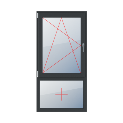 Tilt and turn left, fixed glazing in the frame windows window-types double-leaf vertical-asymmetric-division-70-30 tilt-and-turn-left-fixed-glazing-in-the-frame 