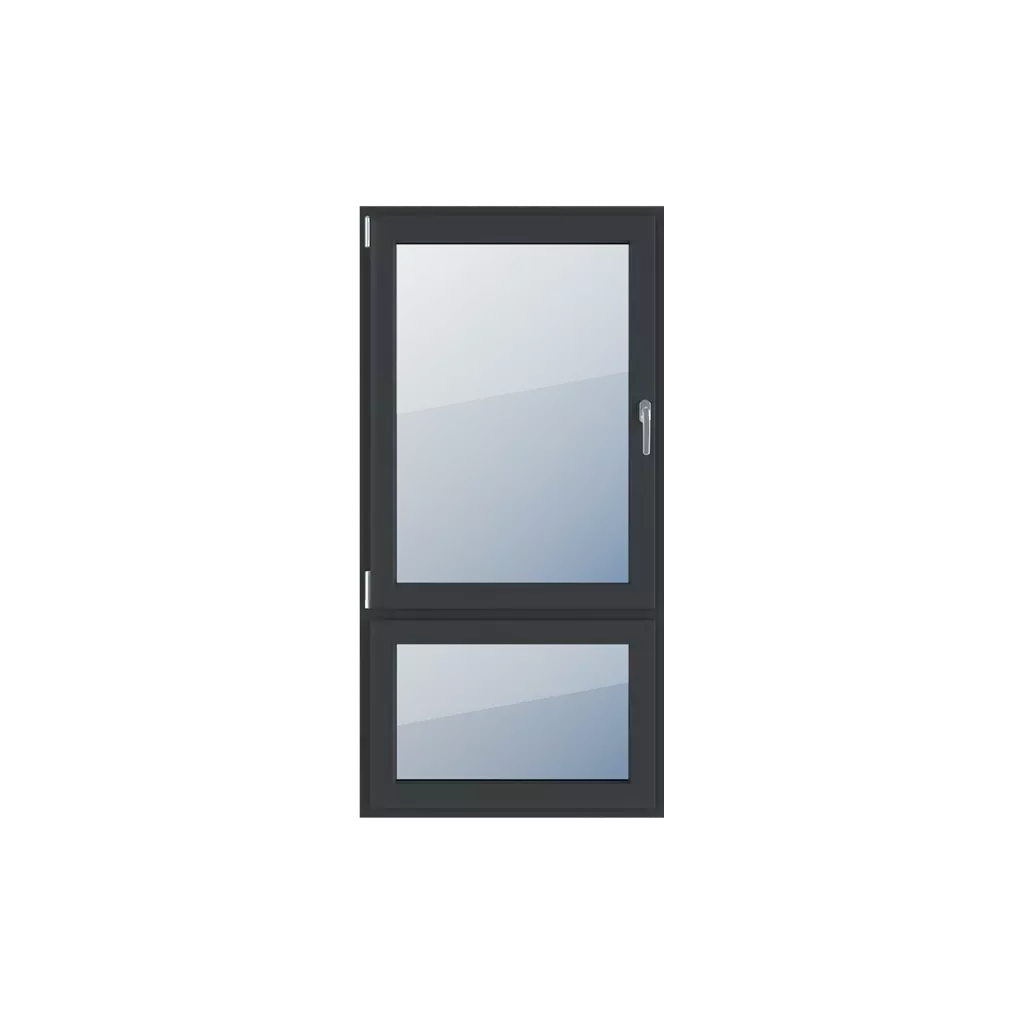 Vertical asymmetric division 70-30 windows window-types double-leaf   