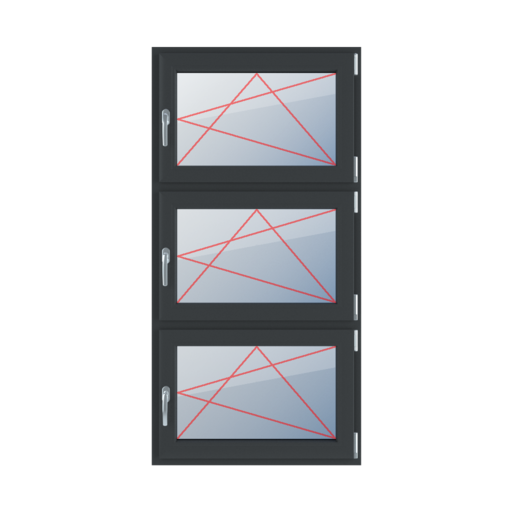 Tilt & turn right windows window-types triple-leaf vertical-symmetrical-division-33-33-33 tilt-turn-right-2 