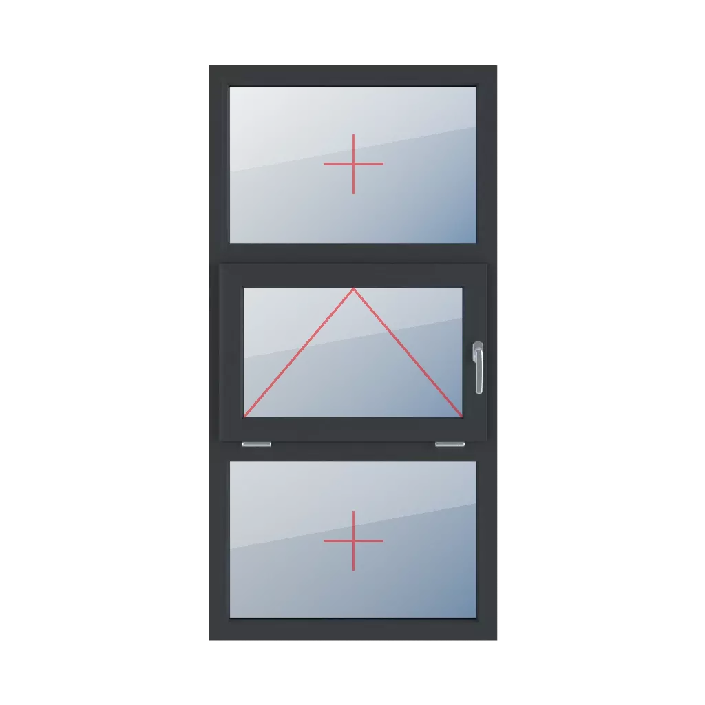 Fixed glazing in the frame, tiltable with a handle on the right, fixed glazing in the frame windows window-types triple-leaf vertical-symmetrical-division-33-33-33 fixed-glazing-in-the-frame-tiltable-with-a-handle-on-the-right-fixed-glazing-in-the-frame 