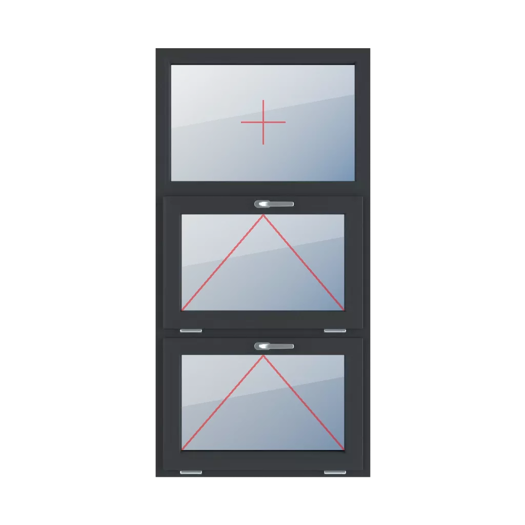 Fixed glazing in the frame, tiltable with a handle at the top, tiltable with a handle at the top windows window-types triple-leaf vertical-symmetrical-division-33-33-33 fixed-glazing-in-the-frame-tiltable-with-a-handle-at-the-top-tiltable-with-a-handle-at-the-top 