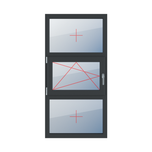 Fixed glazing in a frame, left-hand turn-tilt glazing, fixed glazing in a frame windows window-types triple-leaf vertical-symmetrical-division-33-33-33 fixed-glazing-in-a-frame-left-hand-turn-tilt-glazing-fixed-glazing-in-a-frame 