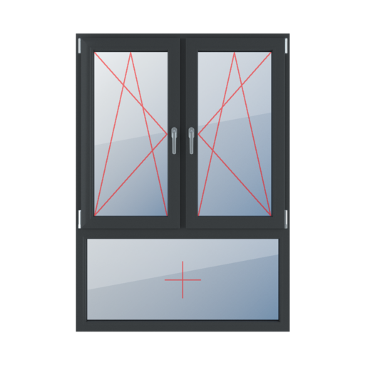 Left-hand turn-tilt, right-hand turn-tilt, fixed glazing in the frame windows window-types triple-leaf vertical-asymmetric-division-70-30 left-hand-turn-tilt-right-hand-turn-tilt-fixed-glazing-in-the-frame 