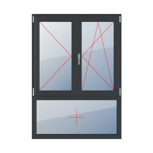 Left-hand side-hung, movable mullion, right-hand turn-tilt, fixed glazing in the frame windows window-types triple-leaf 70-30-asymmetrical-vertical-division-with-a-movable-post turn-only-left-mullion-movable-turn-tilt-right-fixed-glazing-in-a-frame 