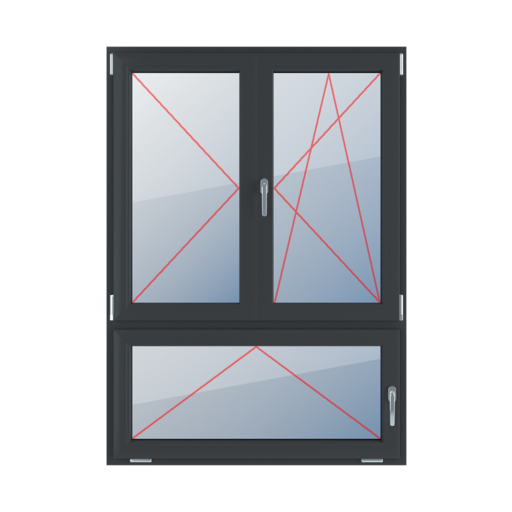 Turn left, movable mullion, turn-tilt right, tilt, with a handle on the right windows window-types triple-leaf 70-30-asymmetrical-vertical-division-with-a-movable-post turn-left-mullion-movable-turn-tilt-right-tilt-with-a-handle-on-the-right 