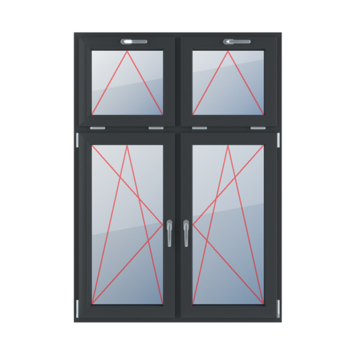 Tilt handle at the top, turn-tilt left, turn-tilt right windows window-types four-leaf vertical-asymmetric-division-30-70 tilt-handle-at-the-top-turn-tilt-left-turn-tilt-right 