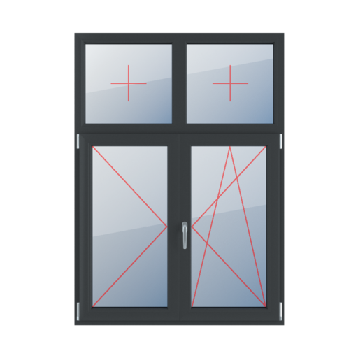 Fixed glazing in a frame, left-hand turn, movable mullion, right-tilt and turn windows window-types four-leaf vertical-asymmetric-division-30-70-with-a-movable-mullion fixed-glazing-in-a-frame-left-hand-turn-movable-mullion-right-tilt-and-turn 