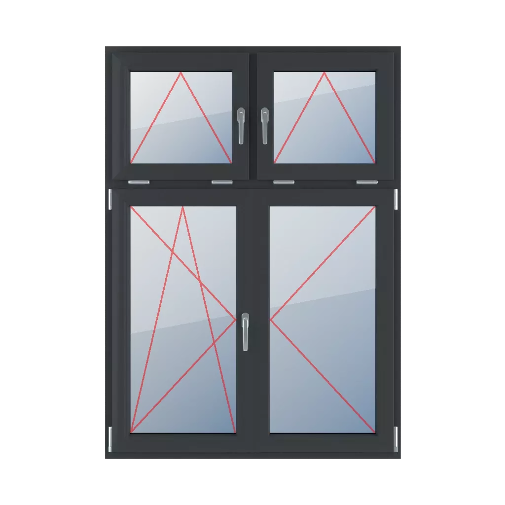 Tilt handles in the middle, left-tilt and turn, mullion movable, turn right windows window-types four-leaf vertical-asymmetric-division-30-70-with-a-movable-mullion tilt-handles-in-the-middle-left-tilt-and-turn-mullion-movable-turn-right 