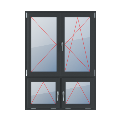 Tilt left, movable mullion, turn-tilt right, tilt handles in the middle windows window-types four-leaf 70-30-asymmetrical-vertical-division-with-a-movable-post turn-left-mullion-movable-turn-tilt-right-tilt-handles-in-the-middle 