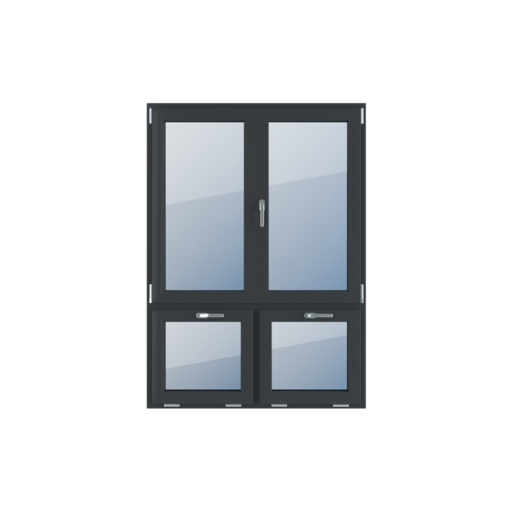 70-30 vertical asymmetrical division with a movable mullion windows window-types four-leaf 70-30-asymmetrical-vertical-division-with-a-movable-post  