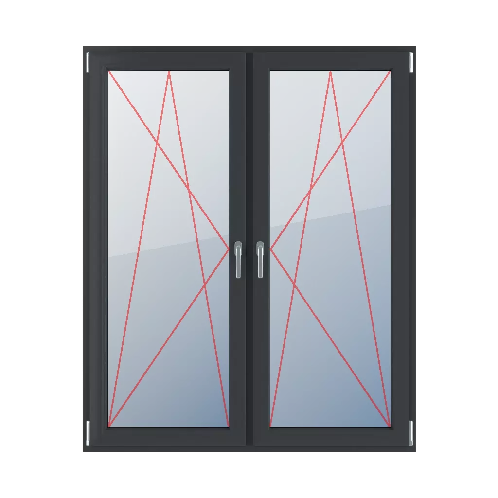 Tilt & turn left, right turn & tilt windows window-types balcony double-leaf  