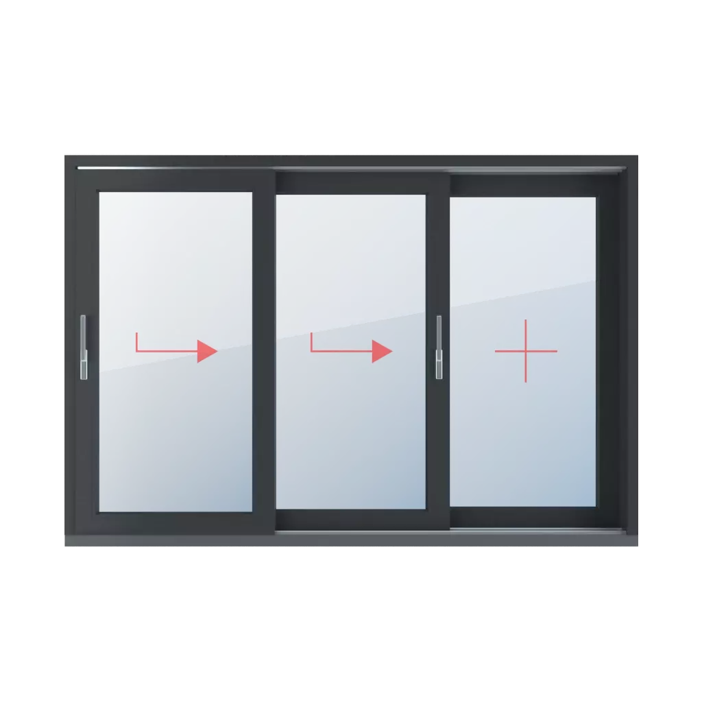 Sliding right, fixed glazing windows window-types hst-lift-and-slide-patio-doors triple-leaf sliding-right-fixed-glazing 