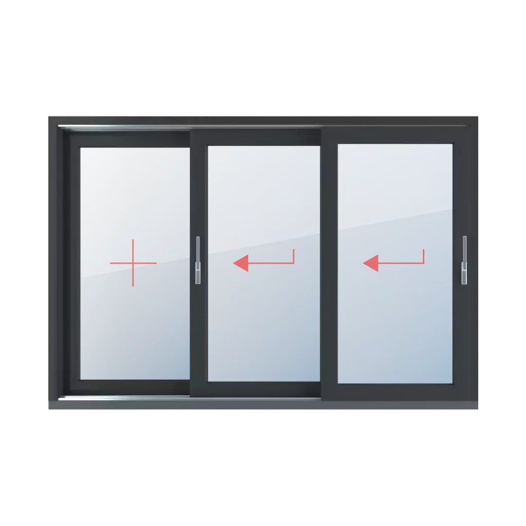 Fixed glazing, sliding left windows window-types hst-lift-and-slide-patio-doors triple-leaf  