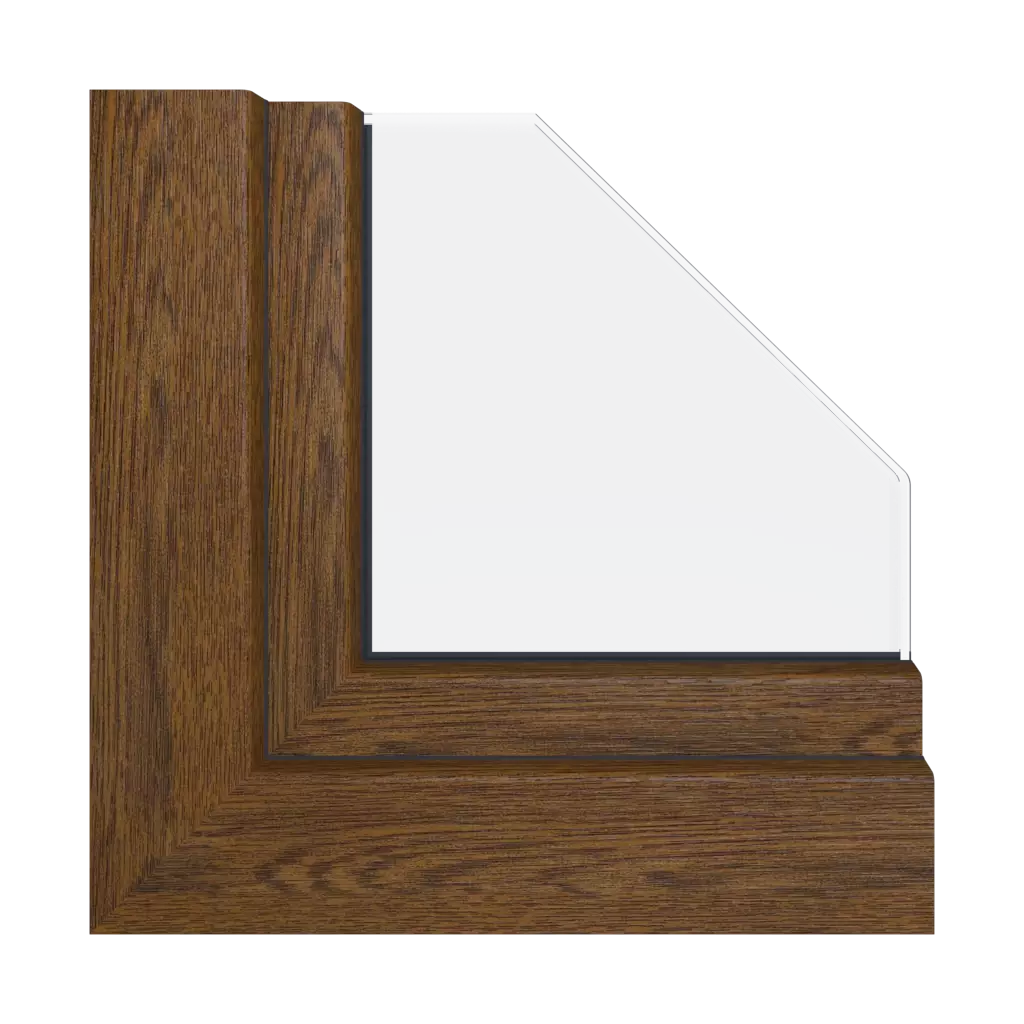 Walnut ✨ windows window-types triple-leaf symmetrical-division-horizontally-33-33-33 